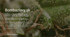 Desktop Screenshot of bombazlavy.sk